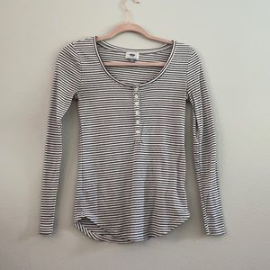 Old Navy Striped Long Sleeve Shirt
